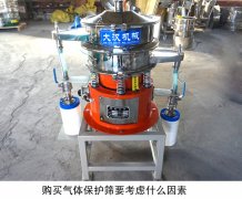 購買氣體保護(hù)振動(dòng)篩要考慮什么因素